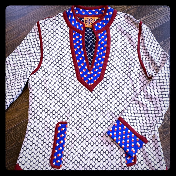 Tory Burch size medium women’s Tunic shirt